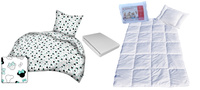 Komplet 100x160 + 40x60 + prześcieradło jersey 80x160  019b-m