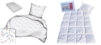 Komplet 100x160 + 40x60 + prześcieradło jersey 80x160  103biały