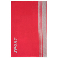 Ręcznik kąpielowy plażowy 100x160 sport cynober