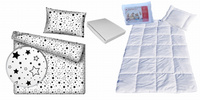 Komplet 100x160 + 40x60 + prześcieradło jersey 80x160  108czarny