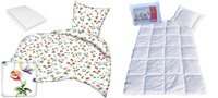 Komplet 100x160 + 50x60 + prześcieradło jersey 80x160 033bia