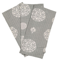 Poszewki z kory na jaśka 40x40 Zestaw 3szt 388szary