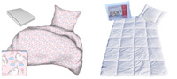Komplet 100x160 + 40x60 + prześcieradło jersey 80x160  103różowy