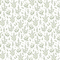 Worek na pościel do przedszkola żłobka | 102Tzi | biało zielona | trawa i liście