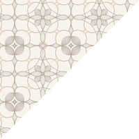 Apaszka bandamka bandana chustka | 313bra | beżowa | ornament