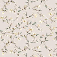 Worek na pościel do przedszkola żłobka | 122beż | beżowa | powoje bluszcz