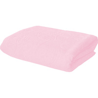 Prześcieradło frotte bez gumki żakardowe 175x220 Goździk