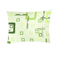 Poszewka z kory 40x40 | 286ziel | zielona | geometryczny