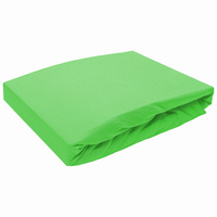 Prześcieradło bez gumki 160x220 Jersey Jasnozielone