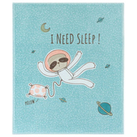 Kocyk dziecięcy niemowlęcy na prezent 80x100 I NEED SLEEP