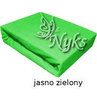 Opaska kosmetyczna na włosy na rzep frotte Jasnozielona