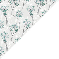 Apaszka bandamka bandana chustka | 373b-z | biała | dmuchawce