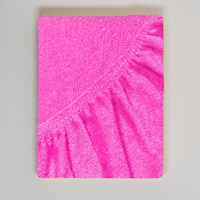 Pokrowiec na stół do masażu frotte Różowy