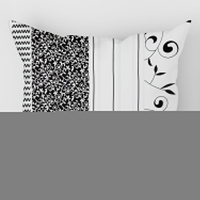 Poszewka bawełniana na poduszkę 50x80 | 174szary | szara | bluszcz