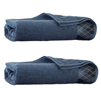 Komplet ręczników 50x90 70x140 Rudolf niebieski