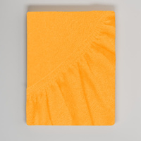 Pokrowiec na stół do masażu frotte Żółty