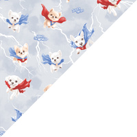 Apaszka bandamka bandana chustka | 288blu | niebieska | pieski superbohater