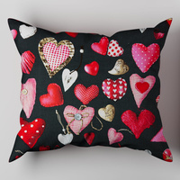 Grafitowa Poszewka flanela 40x40 - 073grf