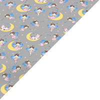 Apaszka bandamka bandana chustka | 154sza | szara | wróżki elfy