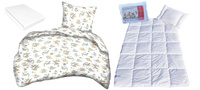 Komplet 100x160 + 40x60 + prześcieradło jersey 80x160 104bia