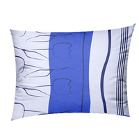 Poszewka z kory 40x40 | 277nie | niebieska | tulipany