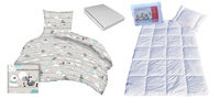Komplet 100x160 + 40x60 + prześcieradło jersey 80x160  196turk