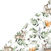 Apaszka bandamka bandana chustka | 314wiewiórka | kolorowa | zwierzątka wiewiórki