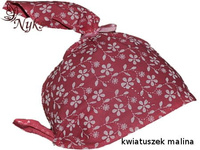 Apaszka bandamka bandana chustka | kwiatkoral | różowa | kwiaty