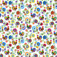 Worek na pościel do przedszkola żłobka | 991whi | biało czerwona | folklor