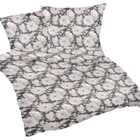 Grafitowa Pościel flanela 140x200 + poszewka na poduszkę 70x80 [075grf]