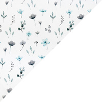 Apaszka bandamka bandana chustka | 320mie | biała | kwiaty