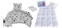 Komplet 100x160 + 40x60 + prześcieradło jersey 80x160  112mięta