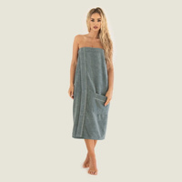 Ręcznik frotte do sauny ZWOLTEX 100x151 PAREO szare