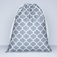 Worek na pościel do przedszkola żłobka | 391sza | szary | maroko