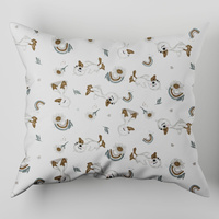 Poszewka bawełniana na jaśka 40x40 | 424Nge | biała | gąski