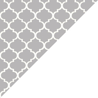 Apaszka bandamka bandana chustka | 391sza | szaro biała | maroko