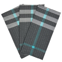 Poszewki z kory na jaśka 40x40 Zestaw 3szt 218sza | szary | krata