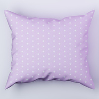 Poszewka bawełniana na poduszkę 60x70 | 401róż | różowa | gwiazdy