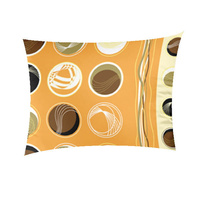Pomarańczowa Poszewka flanela 40x40 - 317pom