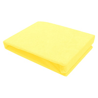 Prześcieradło bez gumki 160x200 frotte Cytrynowe