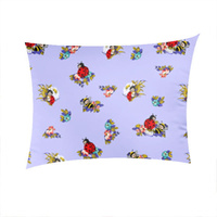 Poszewka z kory 40x40 | 271bnb | niebieska | biedronki