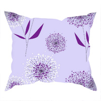 Poszewka bawełniana na jaśka 40x40 | 376fio | wrzosowa | dmuchawce