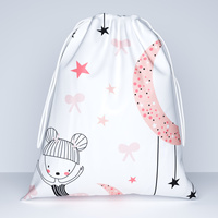 Worek szkolny na buty 436łosoś