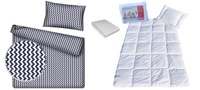 Komplet 100x160 + 40x60 + prześcieradło jersey 80x160  407gran