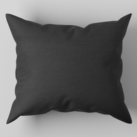 Poszewka bawełniana na poduszkę 50x60 | 00 antracyt | antracytowa