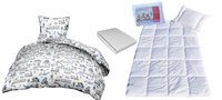 Komplet 100x160 + 40x60 + prześcieradło jersey 80x160  303past
