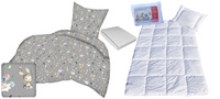 Komplet 100x160 + 50x60 + prześcieradło jersey 80x160 770szary